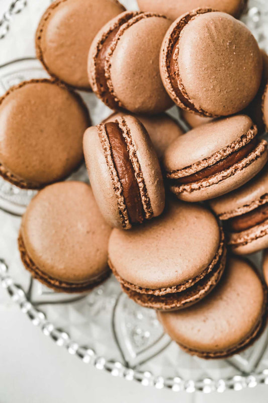 Chocolate French Macarons / 1 Dozen